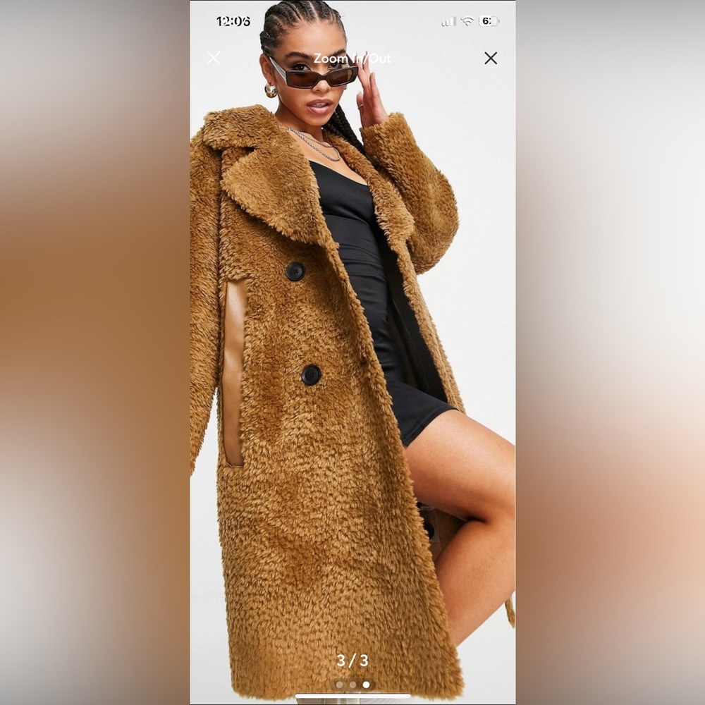 NA-KD Teddy Coat